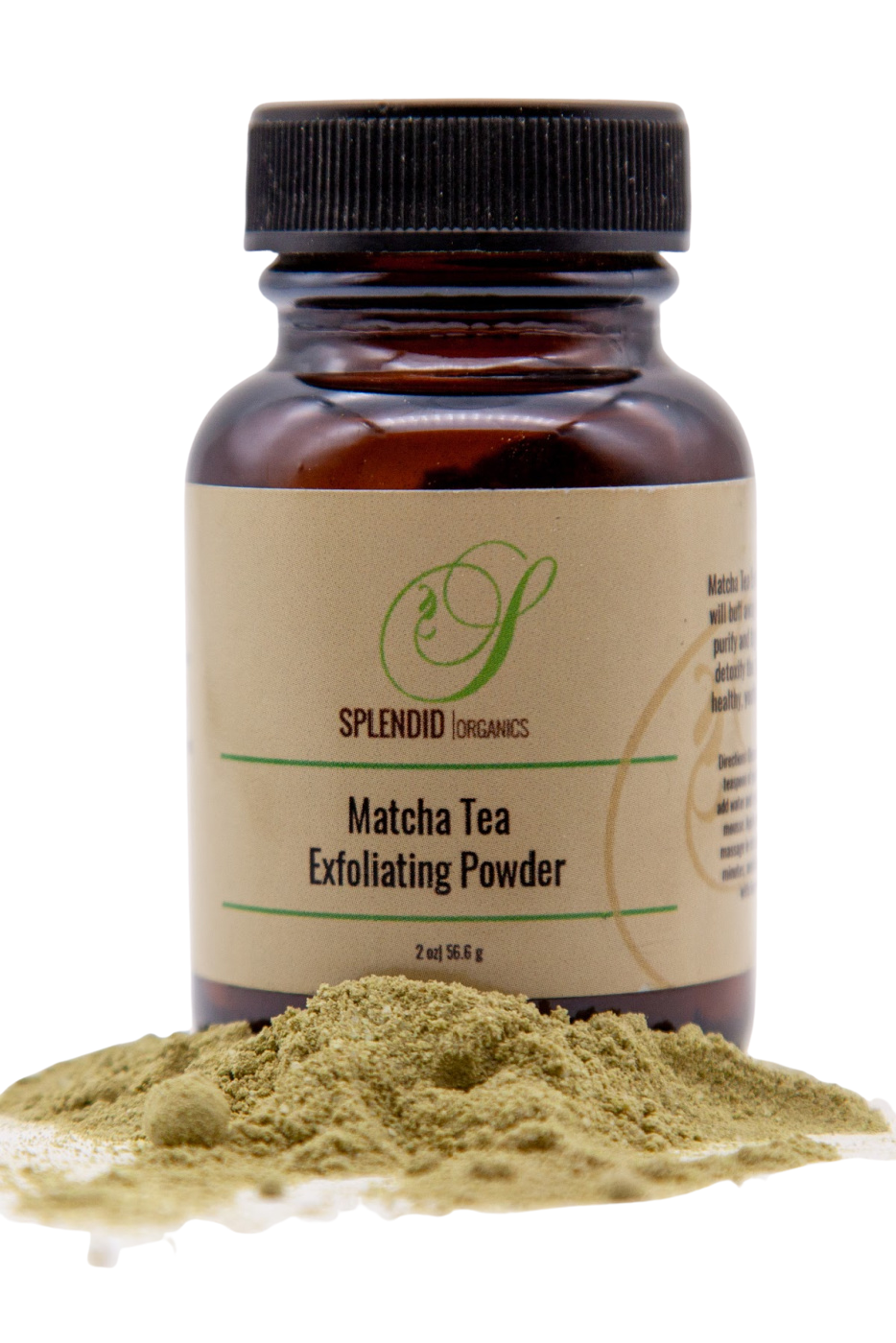 Matcha Tea Exfoliating Powder - Splendid Organics