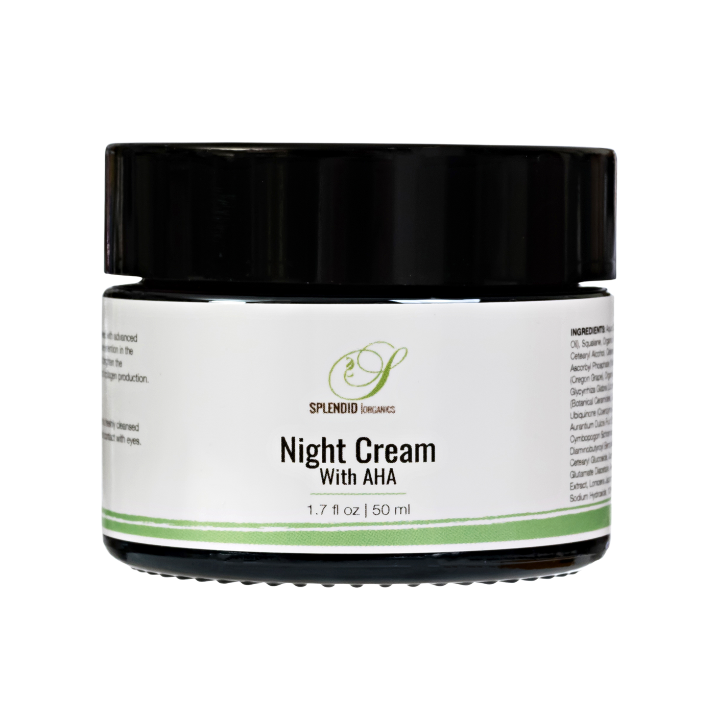 Night cream, night treatment, AHA cream, rejuvenating night cream, brightening cream, anti-age night treatment 